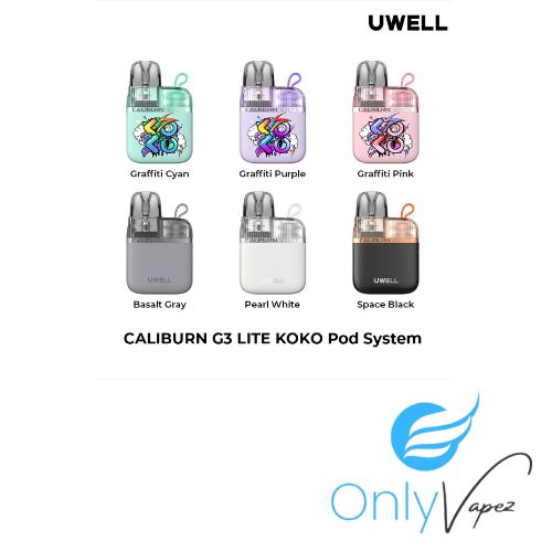 UWELL Caliburn G3 Lite Koko Pod System only vapez