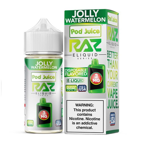 Pod Juice X Raz E-Liquids jolly 