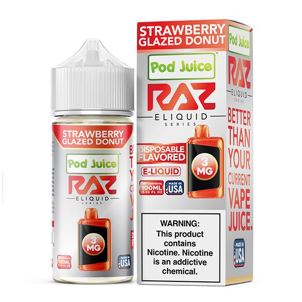 Pod Juice X Raz E-Liquids donut 