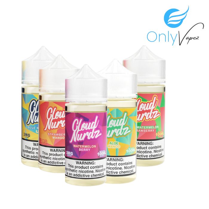 Cloud Nurdz E-liquids all only vapez