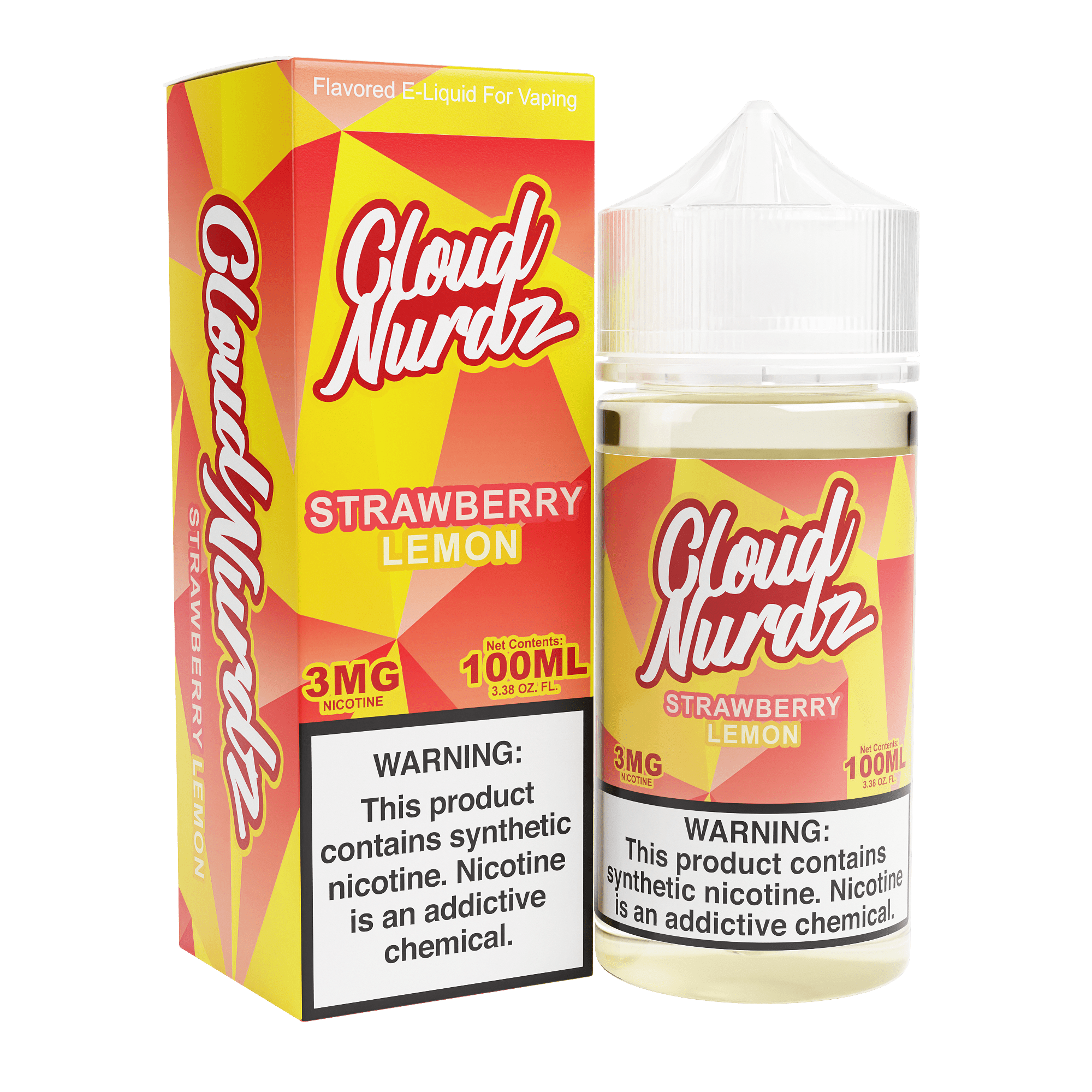 Cloud Nurdz E-liquids Strawberry Lemon only vapez