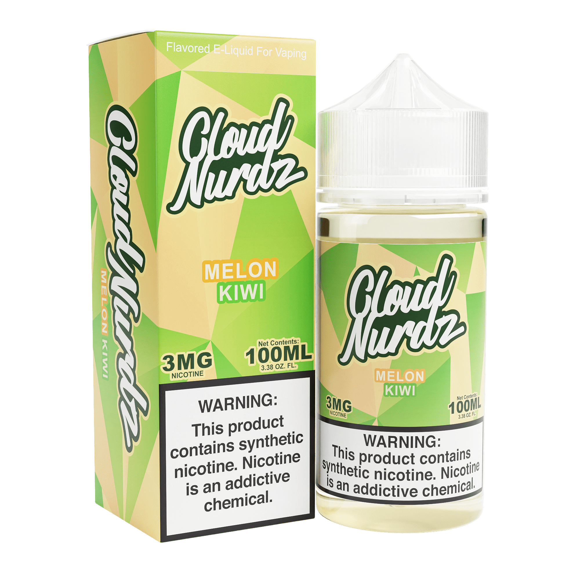 Cloud Nurdz E-liquids Melon Kiwi only vapez
