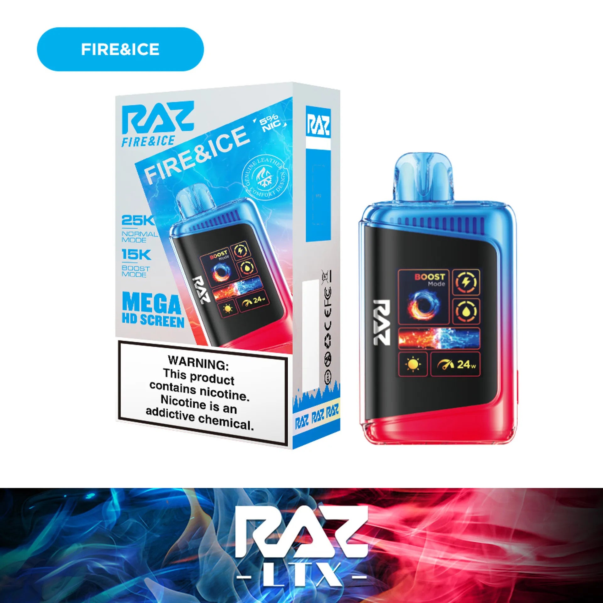 RAZ LTX DC25000 Disposable Vape 25K Puffs - Image 8