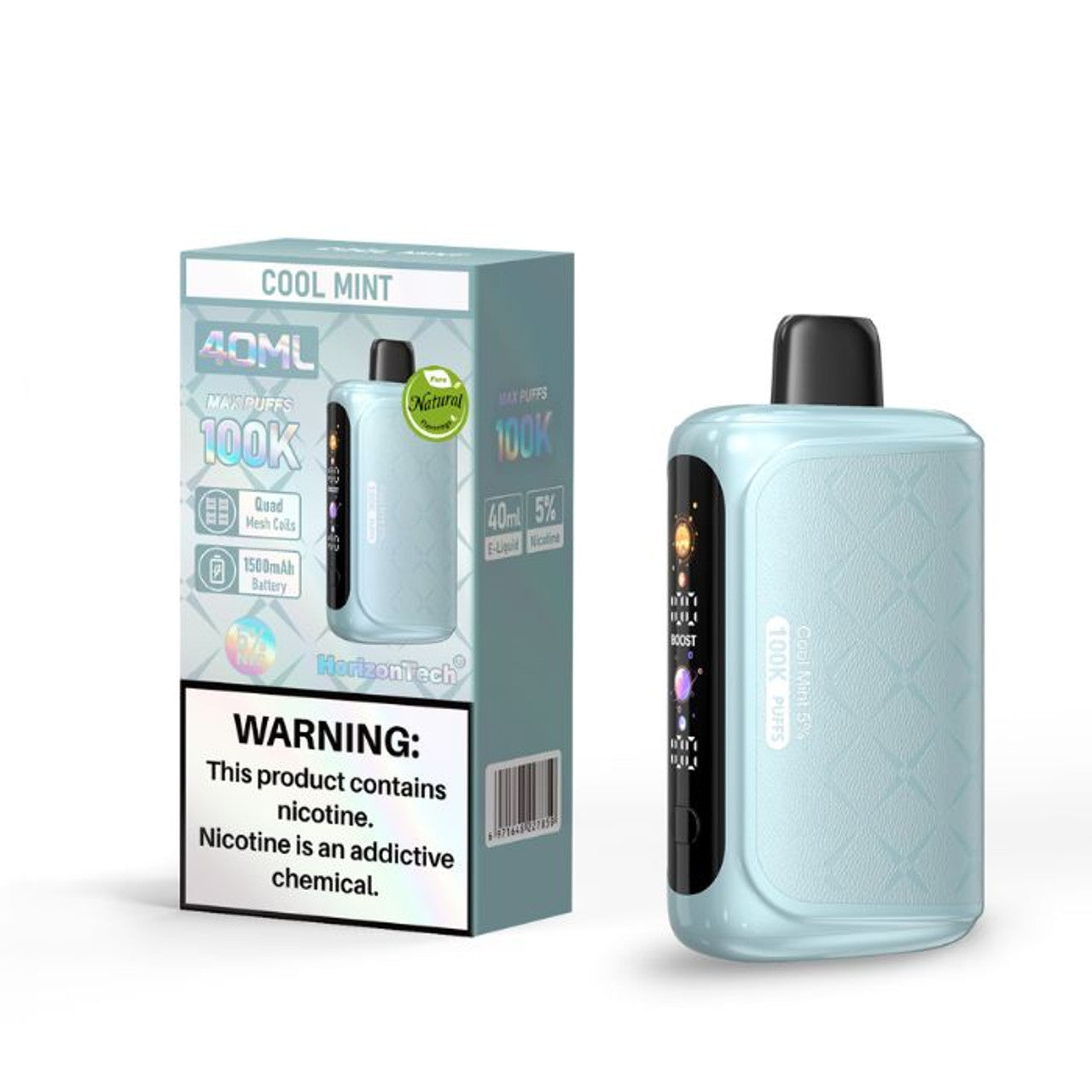 HorizonTech 100K Vape cool mint only vapez