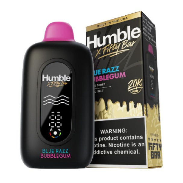 Humble x Fifty Bar 20K Vape blue rtazz