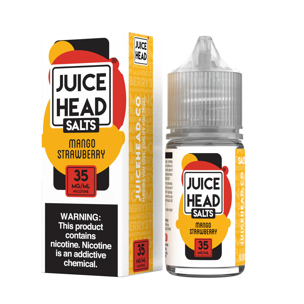 Juice Head Nicotine Salts mango only vapez
