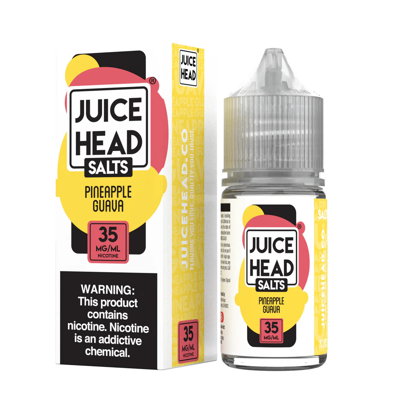 Juice Head Nicotine Salts guava only vapez