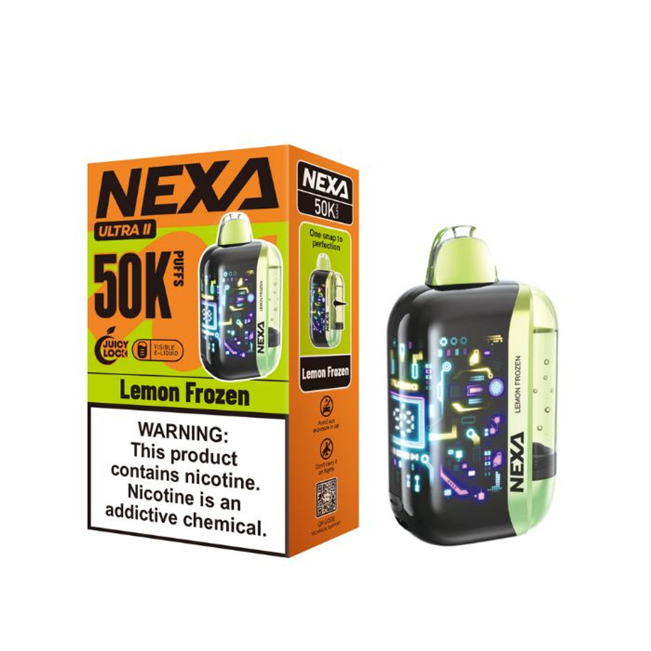 Nexa Ultra II 50K Vape lemon only vapez