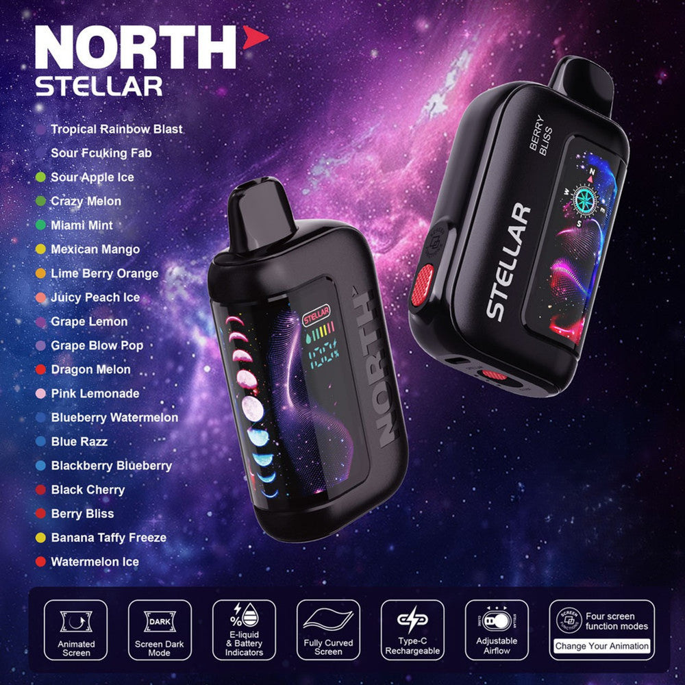 North Stellar Dark Moon Edition 40K Disposable sour only vapez