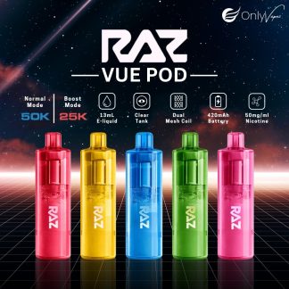 RAZ VUE 50K Disposable Pod only vapez 