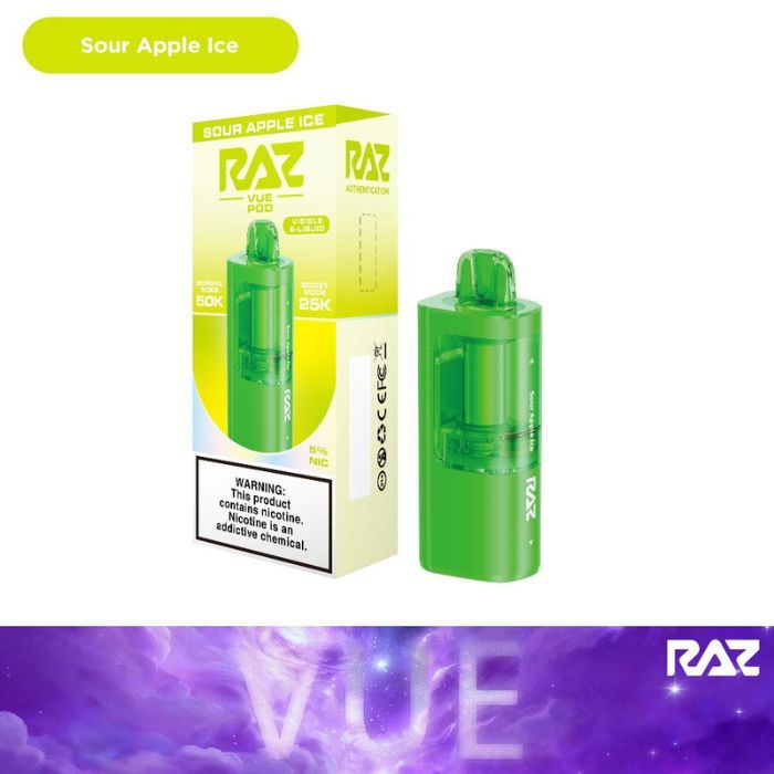 RAZ VUE 50K Disposable Pod sour apple ice