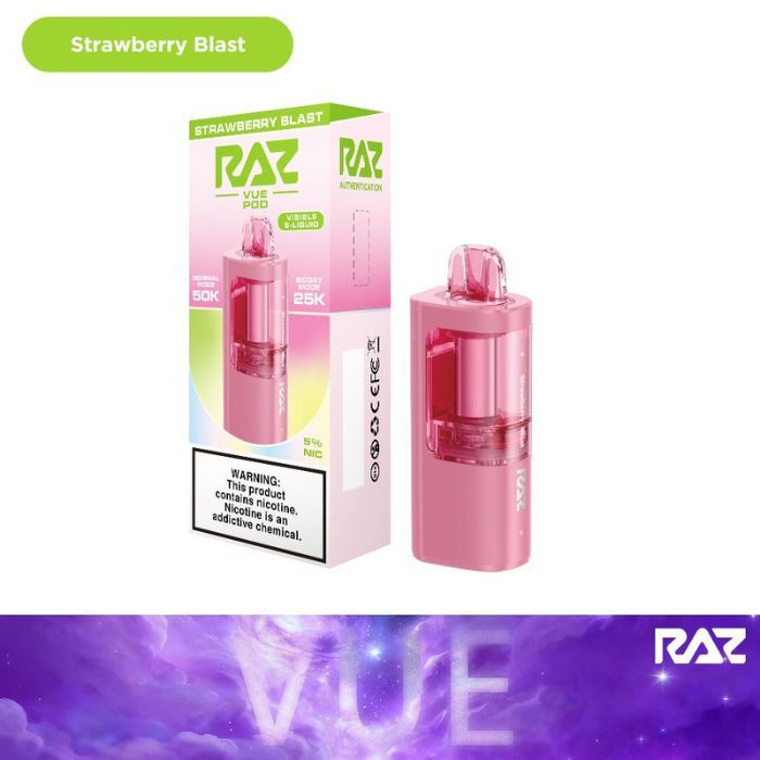 RAZ VUE 50K Disposable Pod strawberry blast