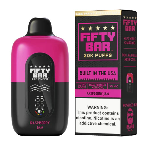 Fifty Bar 20K Black Series Vape