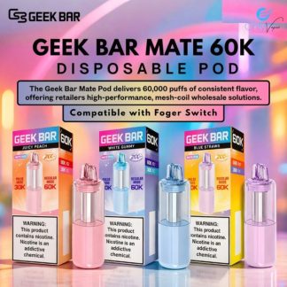 Geek Bar Mate 60K Disposable Pod only vapez